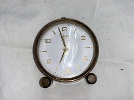 Oris Wecker mechanisch 70er Messing Vintage