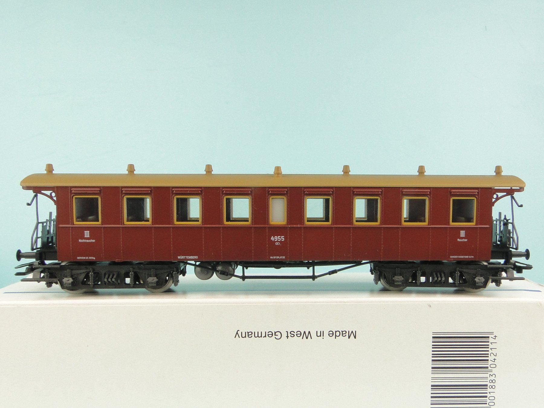 Märklin Modellini di ferrovie: Märklin 4211 Plattformwagen – Usato da Bülach venduto da cann11 6