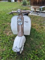 Roller Lambretta 150 LD Veteranenfahrzeug weiss braun