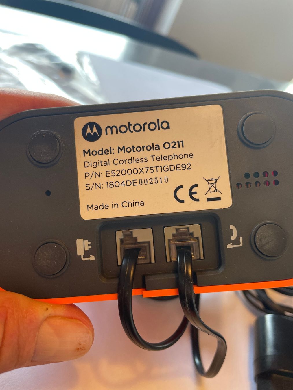 Motorola Telefoni: Festnetztelefon Motorola O211, Outdoor, Pro Version – Usato da Biberstein venduto da Klingklang 7