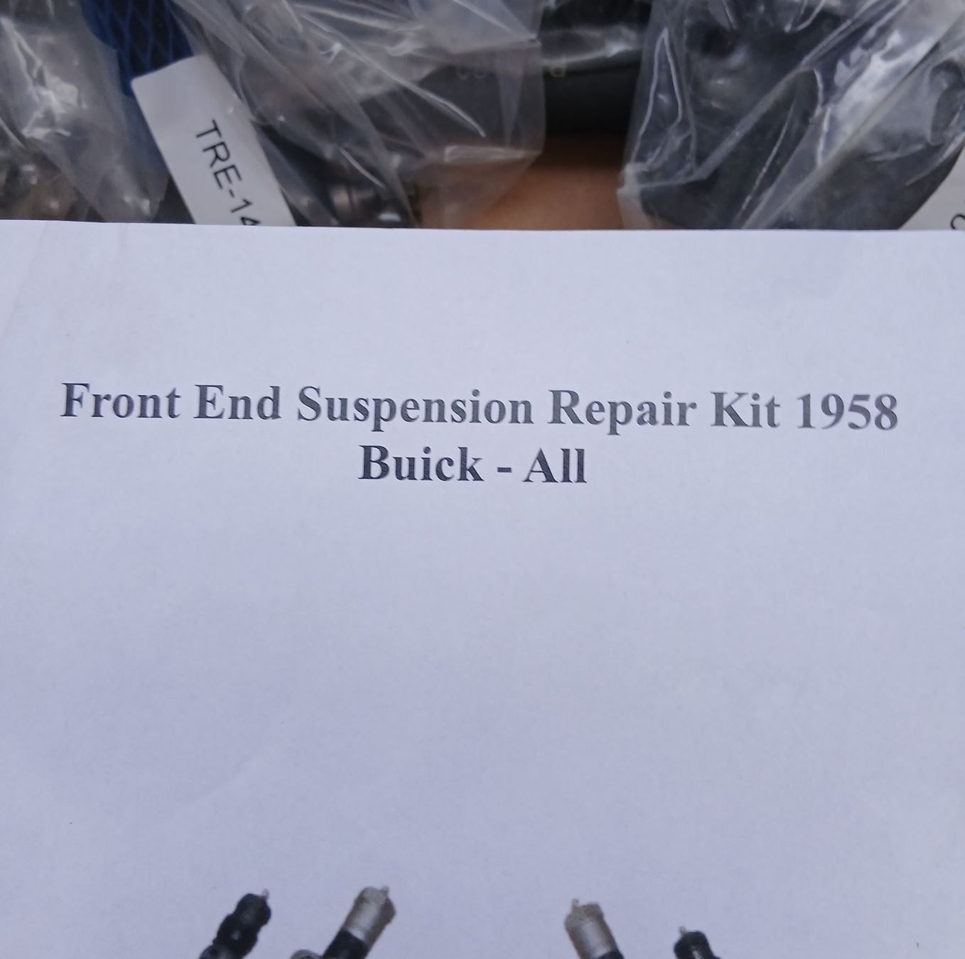Buick Alle Autoersatzteile: Kit réparation suspension avant Buick 58 – Neu (gemäss Beschreibung) aus la heutte von Auto-stock 1