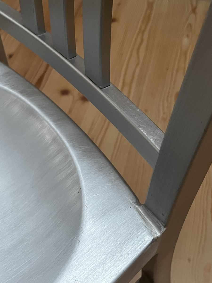 Sedie: Aluminium stuhl, Emeco style – Usato da La Chaux-de-Fonds venduto da mal_29gk 2