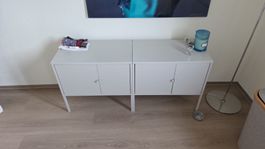 Sideboard grau zwei Elemente guter Zustand 120x58x36cm lixhu