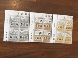 Briefmarken Föroyar, Faröer Inseln, Jahr 1888, Top!