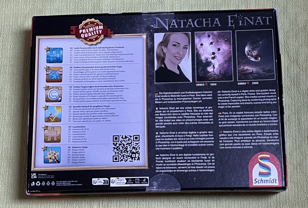 Puzzle: Puzzle Schmidt Natacha Einat, 1000 pièces, neuf – Nuovo (secondo la descrizione) da La Tour-de-Peilz venduto da Pansy02 5