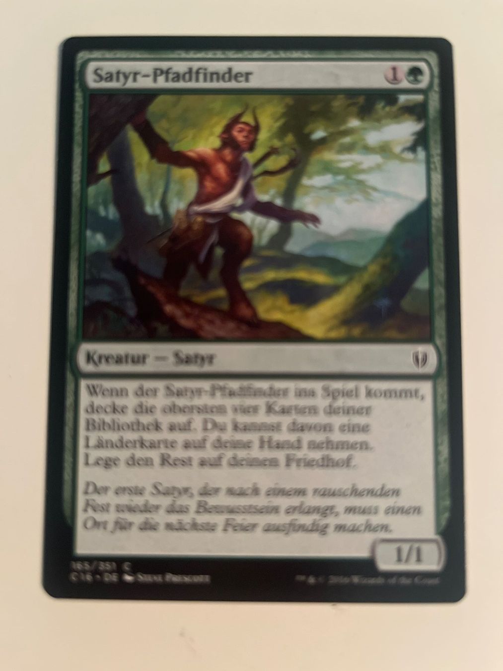 Magic The Gathering Carte collezionabili: 1 x Satyr-Pfadfinder - Magic: The Gathering - MtG – Usato da Kriens venduto da Shadi1980