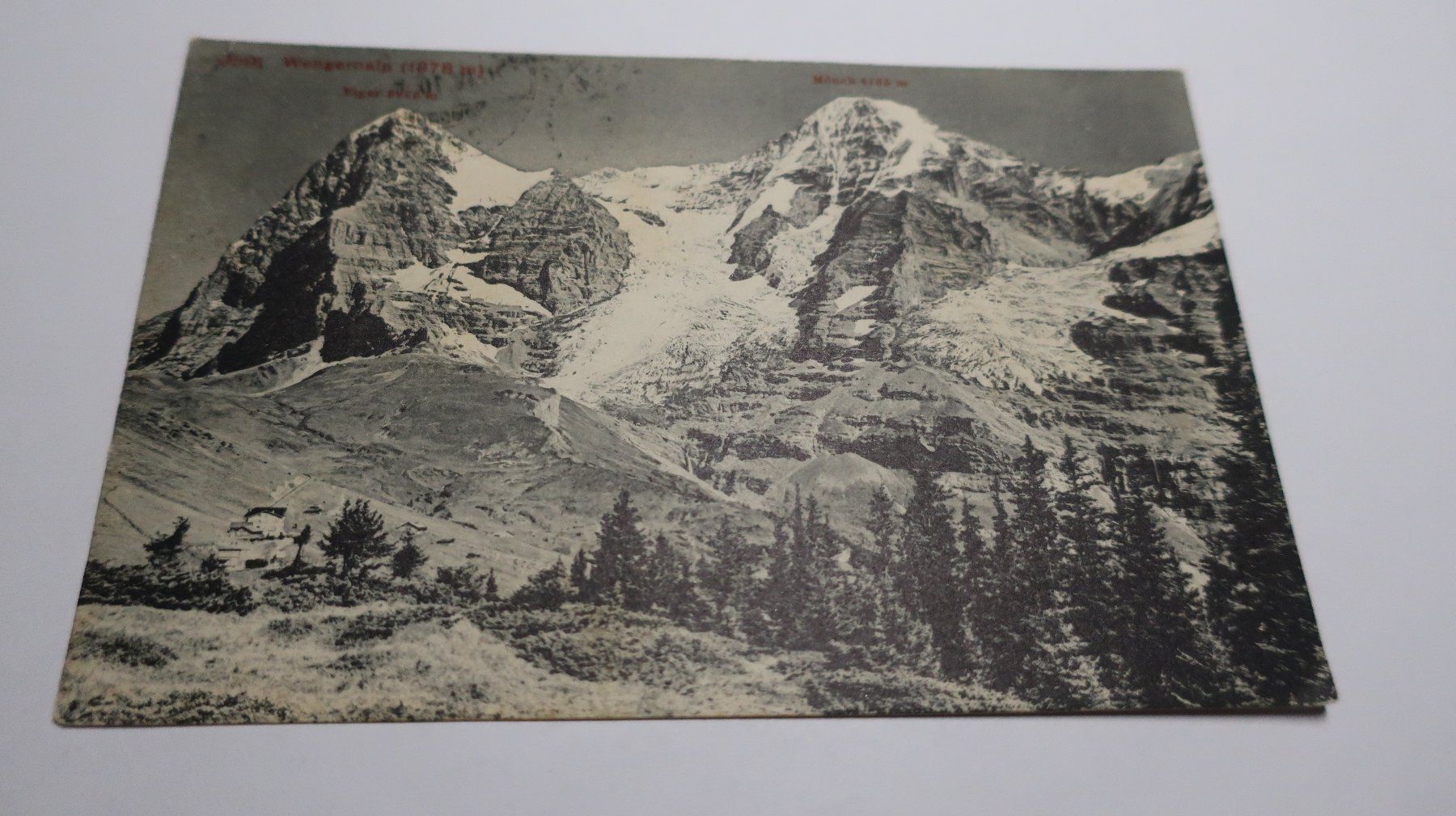 Cartoline postali: Wengernalp Eiger Mönch 1910 – Usato da Cormoret venduto da Pascalll2001 1