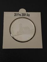 20 francs 2001 Arg.