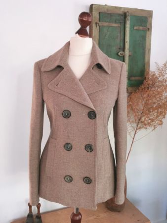 Windsor klassischer Zweireiher Wolljacket Gr. 36
