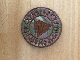 Viking Runes Mithologie Patch mit  Klettverschluss Aufnäher