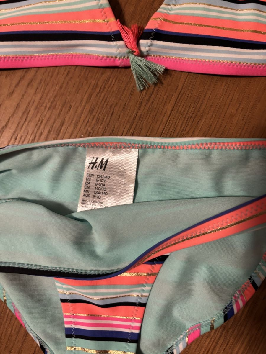 H&M Costumi da bagno & Bikini: Bikini Gr. 134/140 gestreift – Usato da Würenlos venduto da Ashley24 1