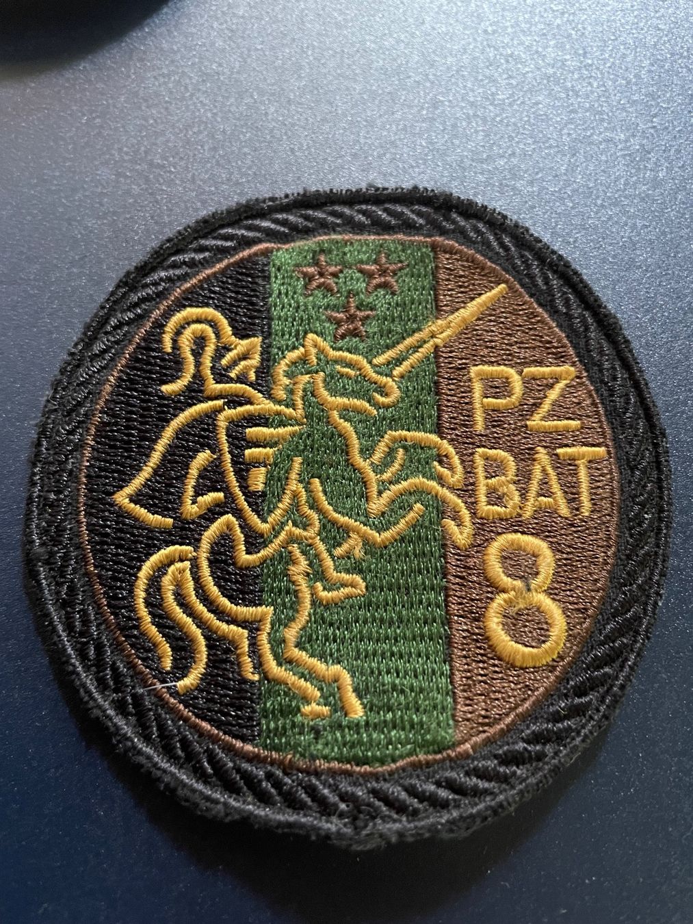 Schweizer Armee Placchette & Badge: Badge PZ BAT 8 – Nuovo (secondo la descrizione) da Volketswil venduto da rubin74