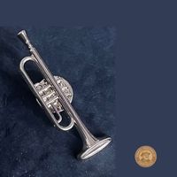 Trompete Musiker Anstecker Pin – Metall