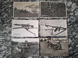 6 AK's Militär Schweiz, LMG, MG, Sturmgewehr