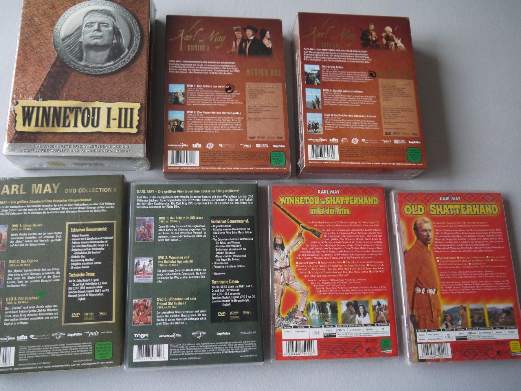 Tutti i DVDs: Karl May Klassiker-Edition [16 DVDs] – Nuovo e nell'imballaggio originale da Hagendorn venduto da Blaf 1