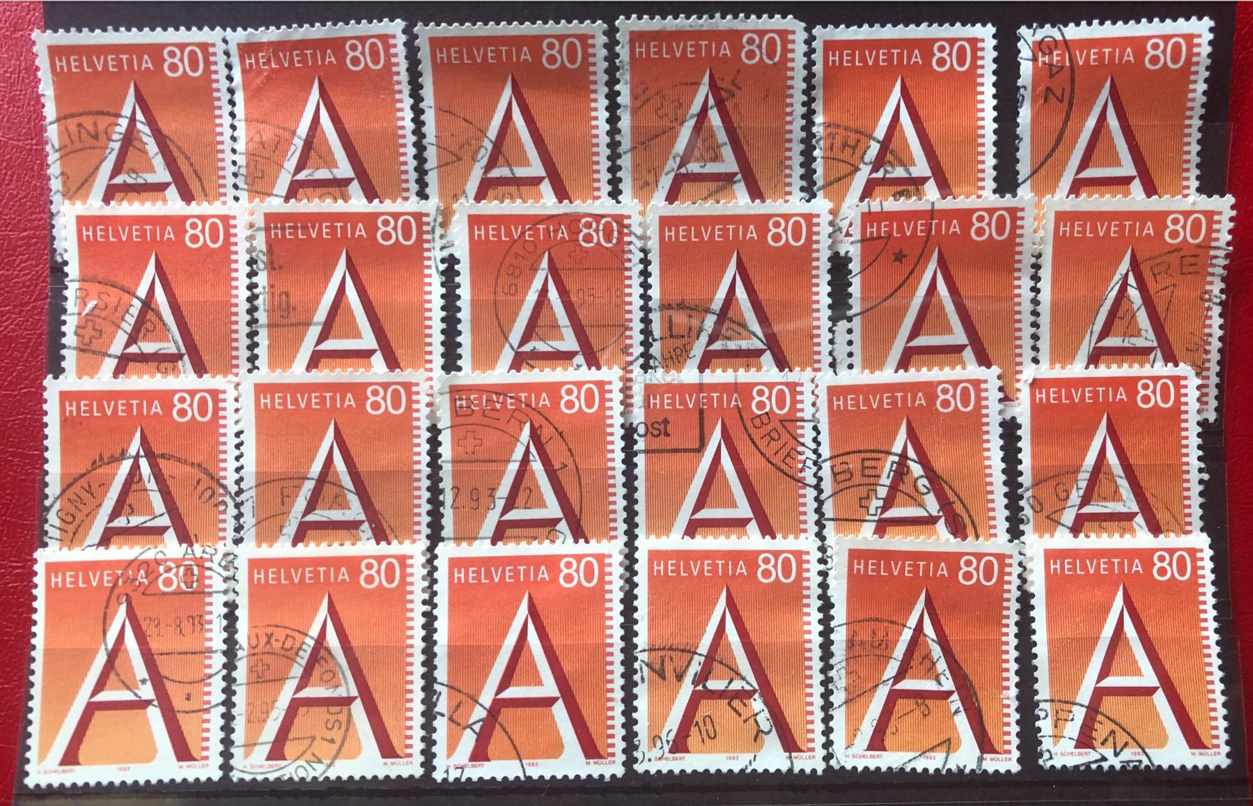 Alle Briefmarken: Nr.887 mit Stempel – Gebraucht aus Aarau von Billa007