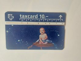 PTT Taxcard mit Baby Motiv, Fr. 10.-