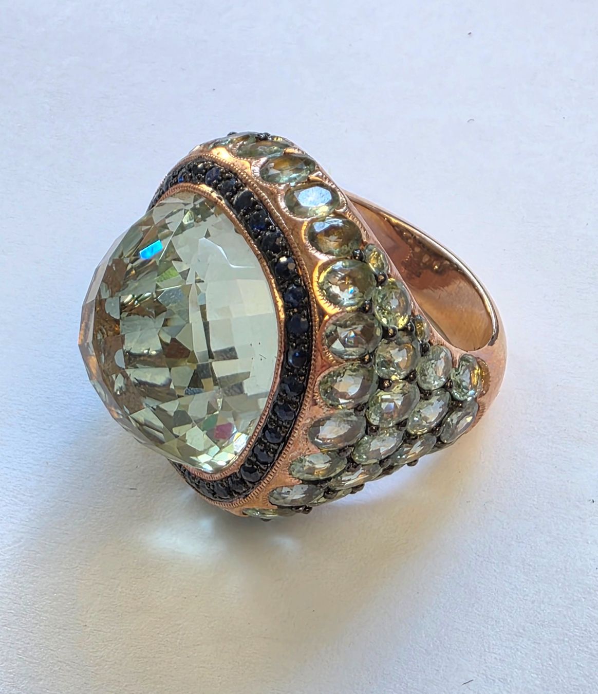 Ringe: Ring Prasiolith Safir Grösse 54 – Neu (gemäss Beschreibung) aus Zürich von Bieter04 7