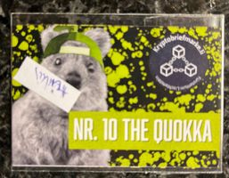 Liechtenstein Crypto Stamp Nr. 10 Quokka türkis