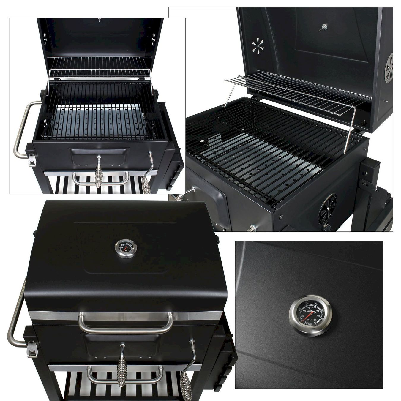 Griglie: Wiltec BBQ Holzkohle Grillwagen – Nuovo e nell'imballaggio originale da Bottighofen venduto da zaap 8