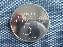 5 Franken 1979 Albert Einstein Formel