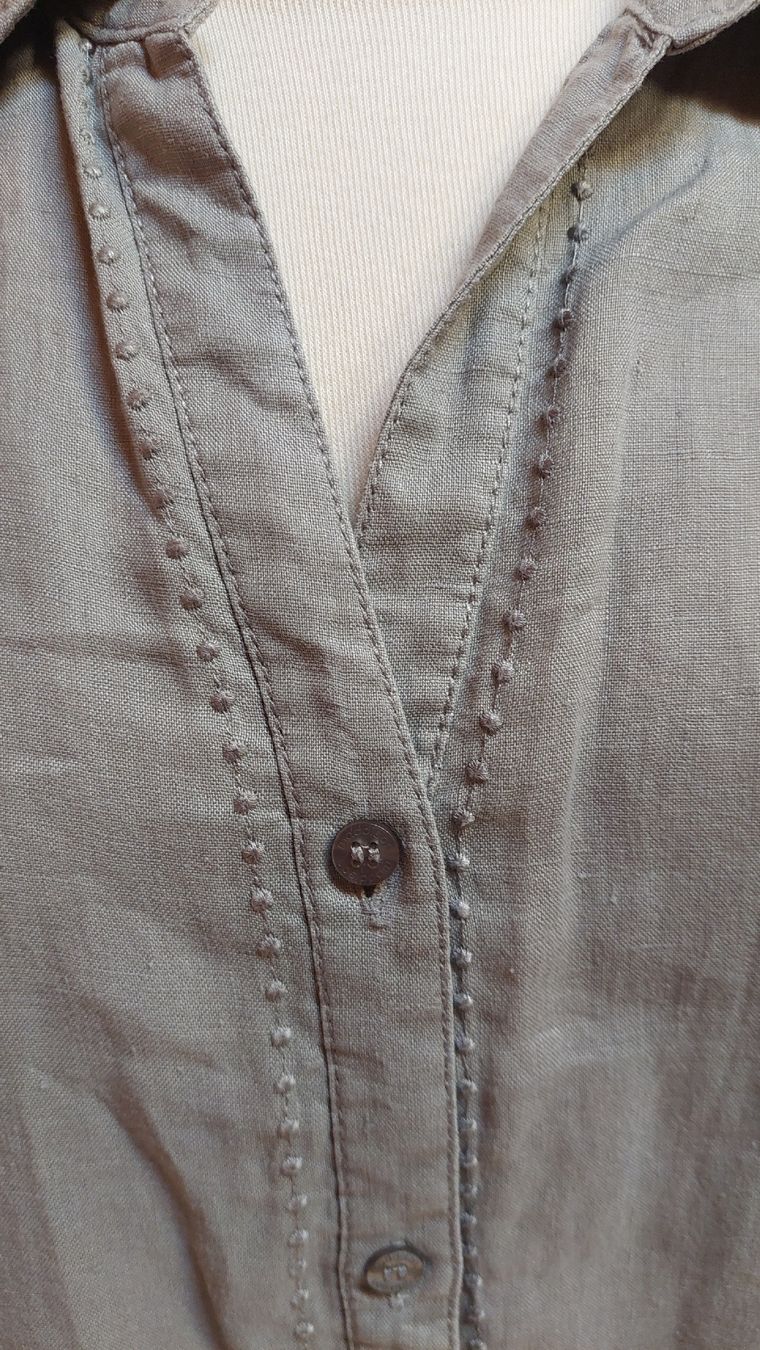 Maddison Camicette: Chemisier en lin, taille 44 – Usato da Marsens venduto da fripe-milodon 3
