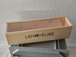 Weinkiste leer mit Plexiglasdeckel 41.5x11.2x11.2 cm