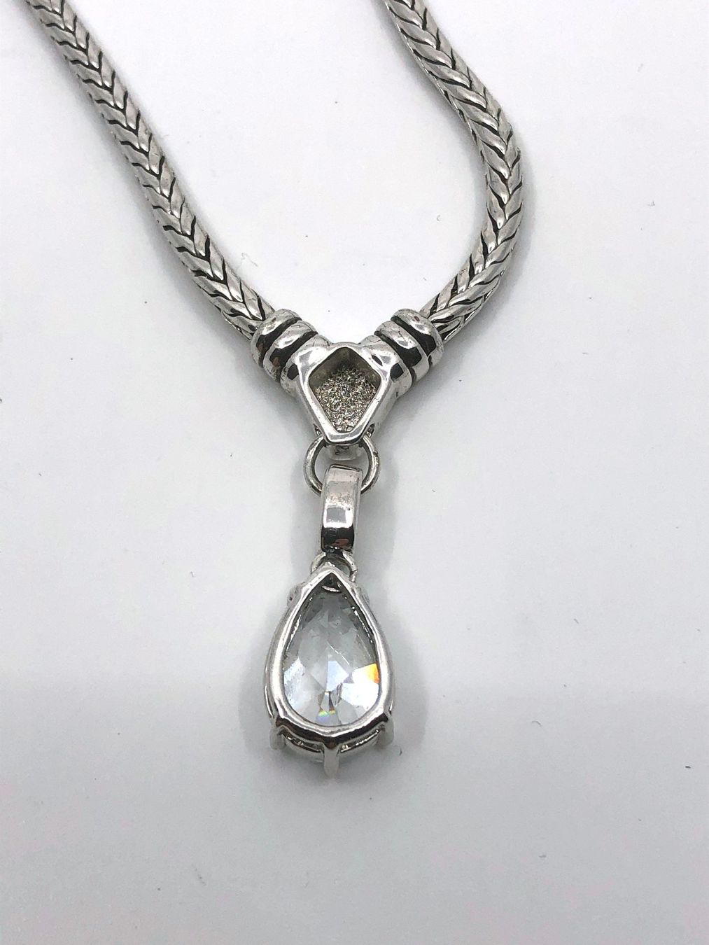 Catenine: Collier mit Stein, Halsband mit grossem Stein  Modeschmuck, – Usato da Basel venduto da Tiabeanie 6