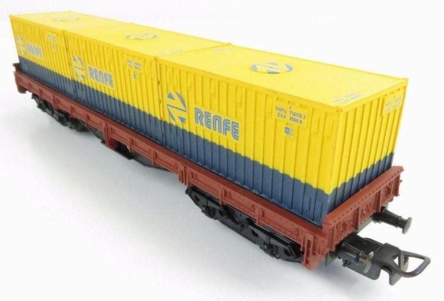 ELECTROTREN 5126, wagon plat bâché RENFE neuf BO