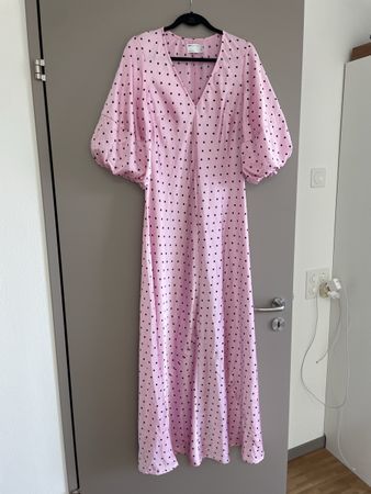 ASOS  Kleid rosa gepunktet Grösse 40