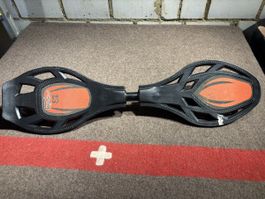 Waveboard The Wave schwarz orange gebrauchter Zustand