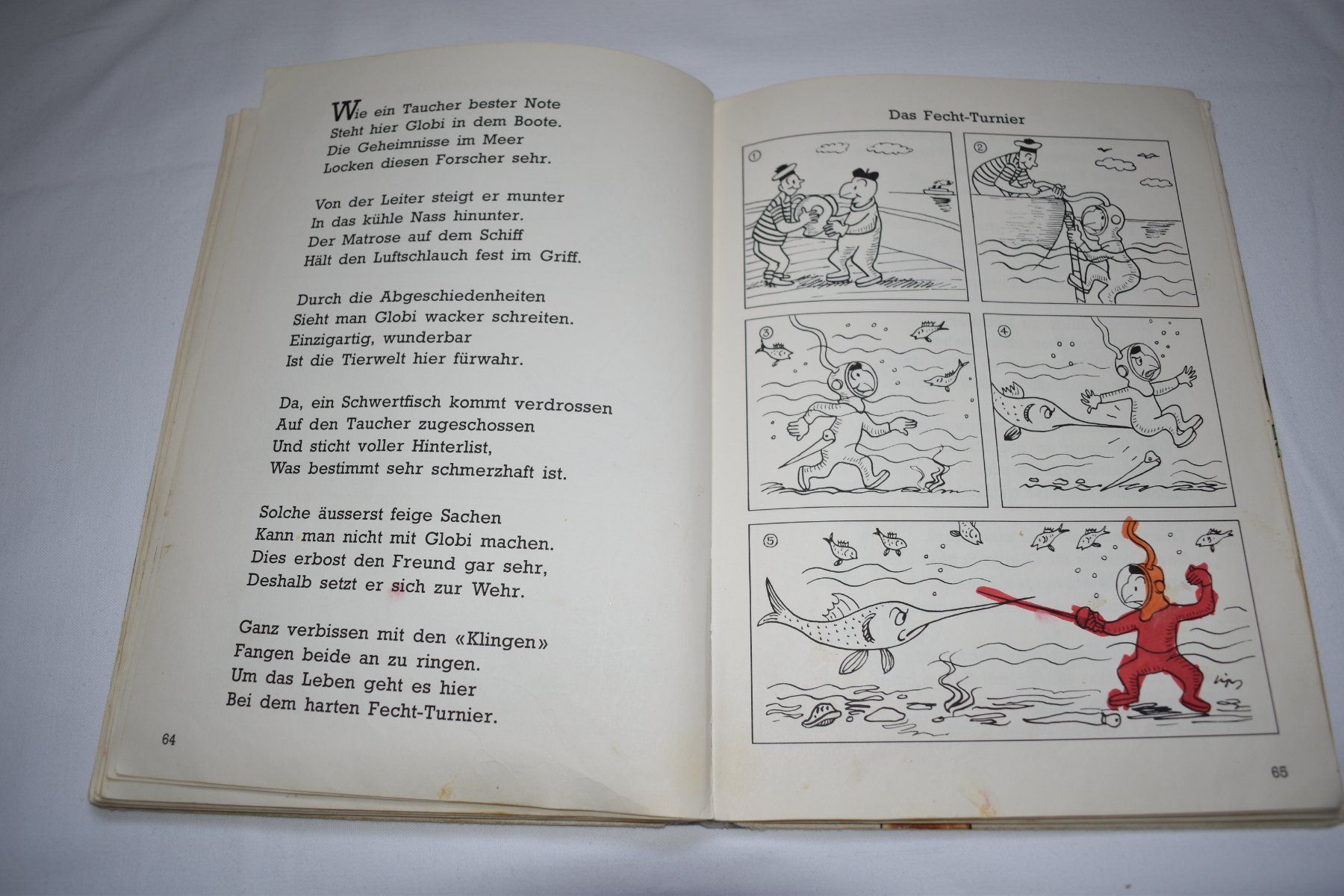 Bücher: Mit Globi durch dick und dünn, 1976, 1. Auflage – Gebraucht aus Speicher von Indigoblau_3 3