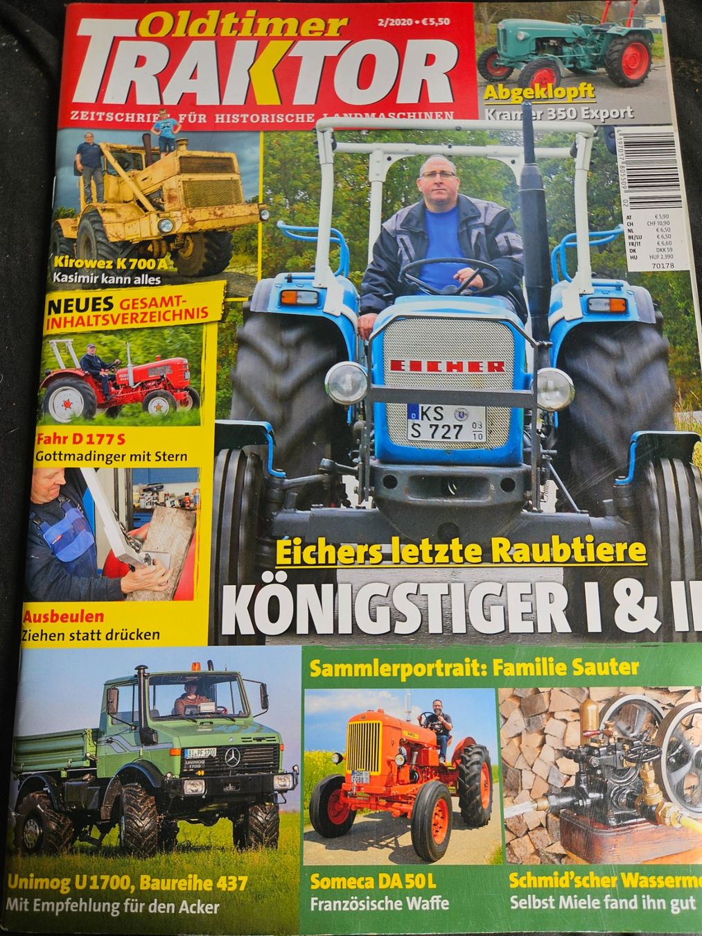 Unimog Trattori: Oldtimer Traktor 2/20 Eicher Fahr Unimog U1700 Someca xx – Usato da Flawil venduto da sr1_f6st