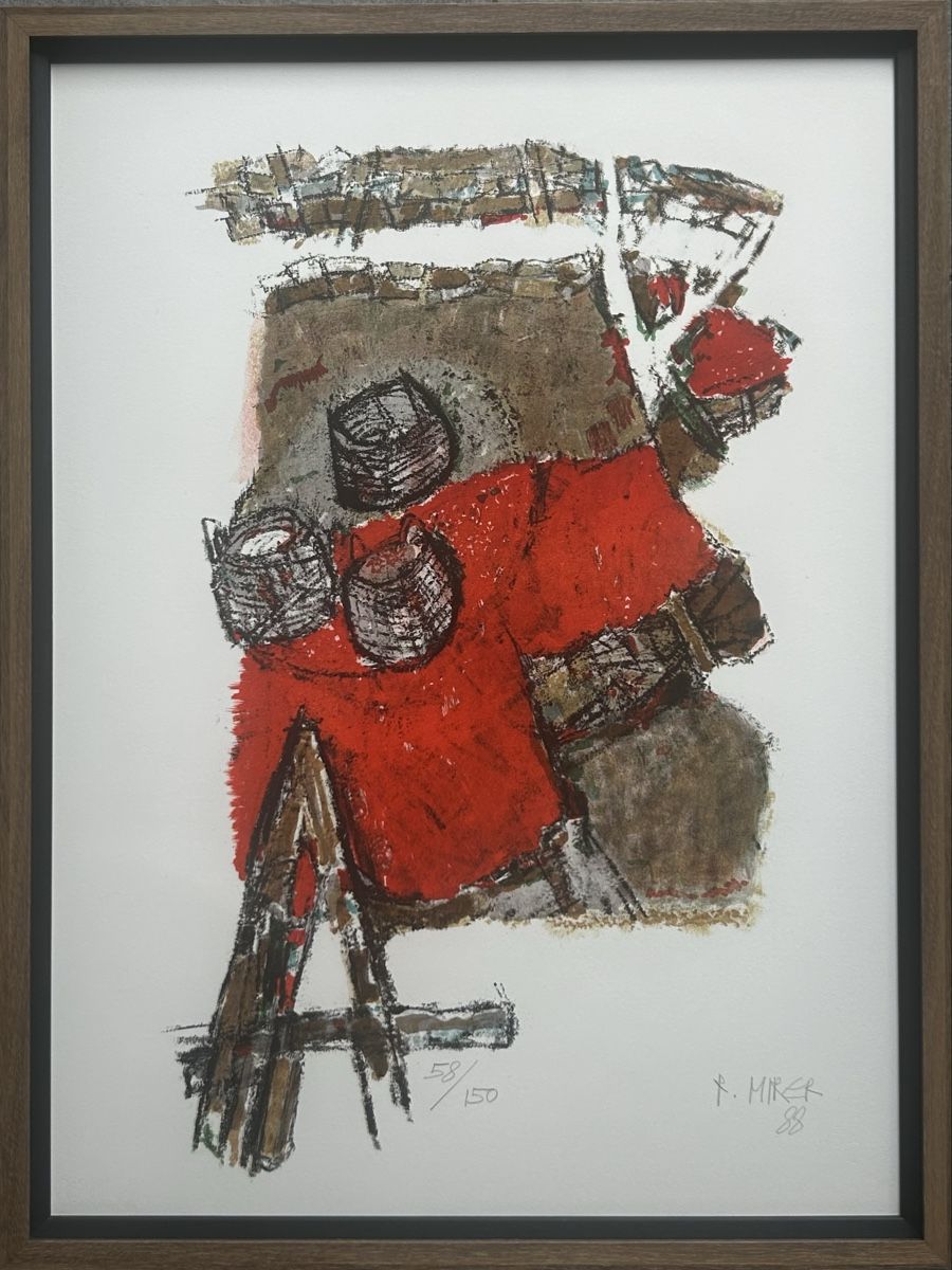 Grafiken & Lithographien: Rudolf Mirer "Äcker und Arbeit" – Gebraucht aus Gruesch von _fun4ever_