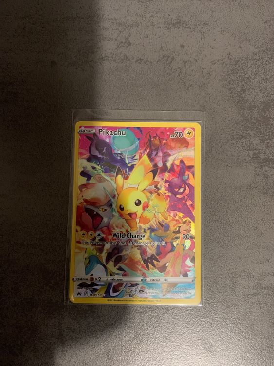 Pikachu Secret Rare Crown Zenith Pokémon Kaufen Auf Ricardo 4162