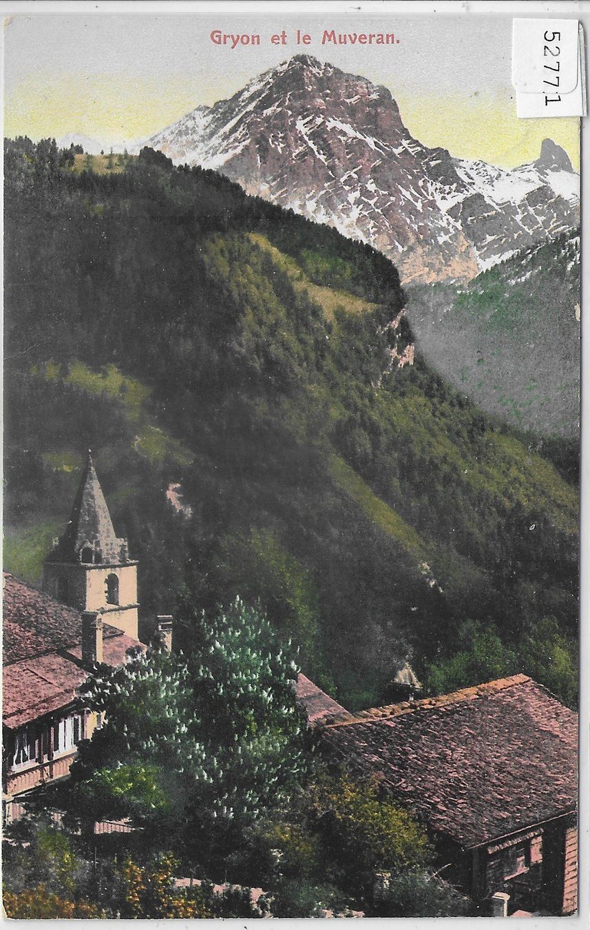 Cartoline postali: Gryon et le Muveran - Litho – Usato da Ettingen venduto da Kartenplanet