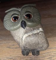 Eule Figur ist aus Natur Stein Handgemacht Einzigartig