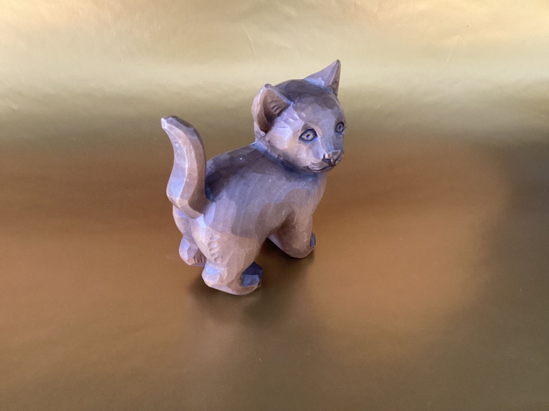 Figuren: Katze Holzschnitzerei / Brienzerschnitzerei ??? – Gebraucht aus Beinwil am See von kae_gh7c 4