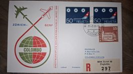 Swissair Ceylon - Singapore 31.03.1969