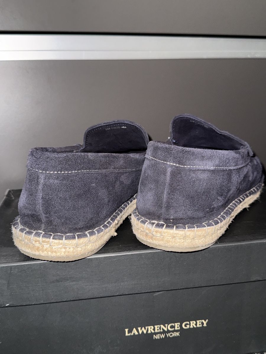 Herrenschuhe: Espadrilles Lawrence Grey Blau Wildleder Gr. 44 – Neu (gemäss Beschreibung) aus Schlieren von kle_dis 4