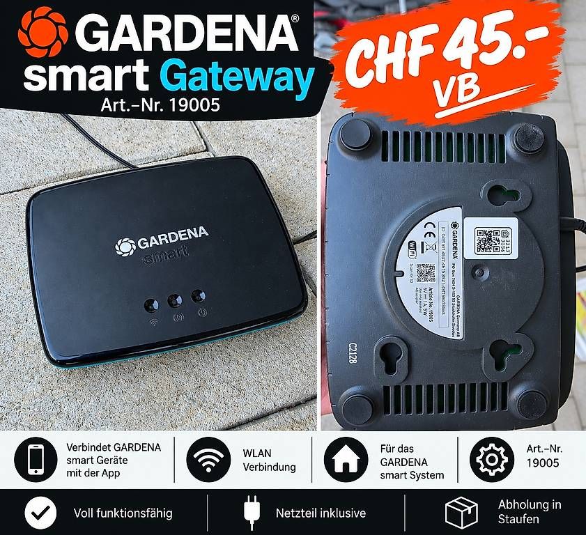 Steuerung: GARDENA SmartGateway – Gebraucht aus Staufen von The-Guzzo-Family