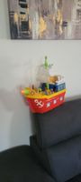 Bateau pirate jouet à roulettes, lumineux  musical 35x35x20