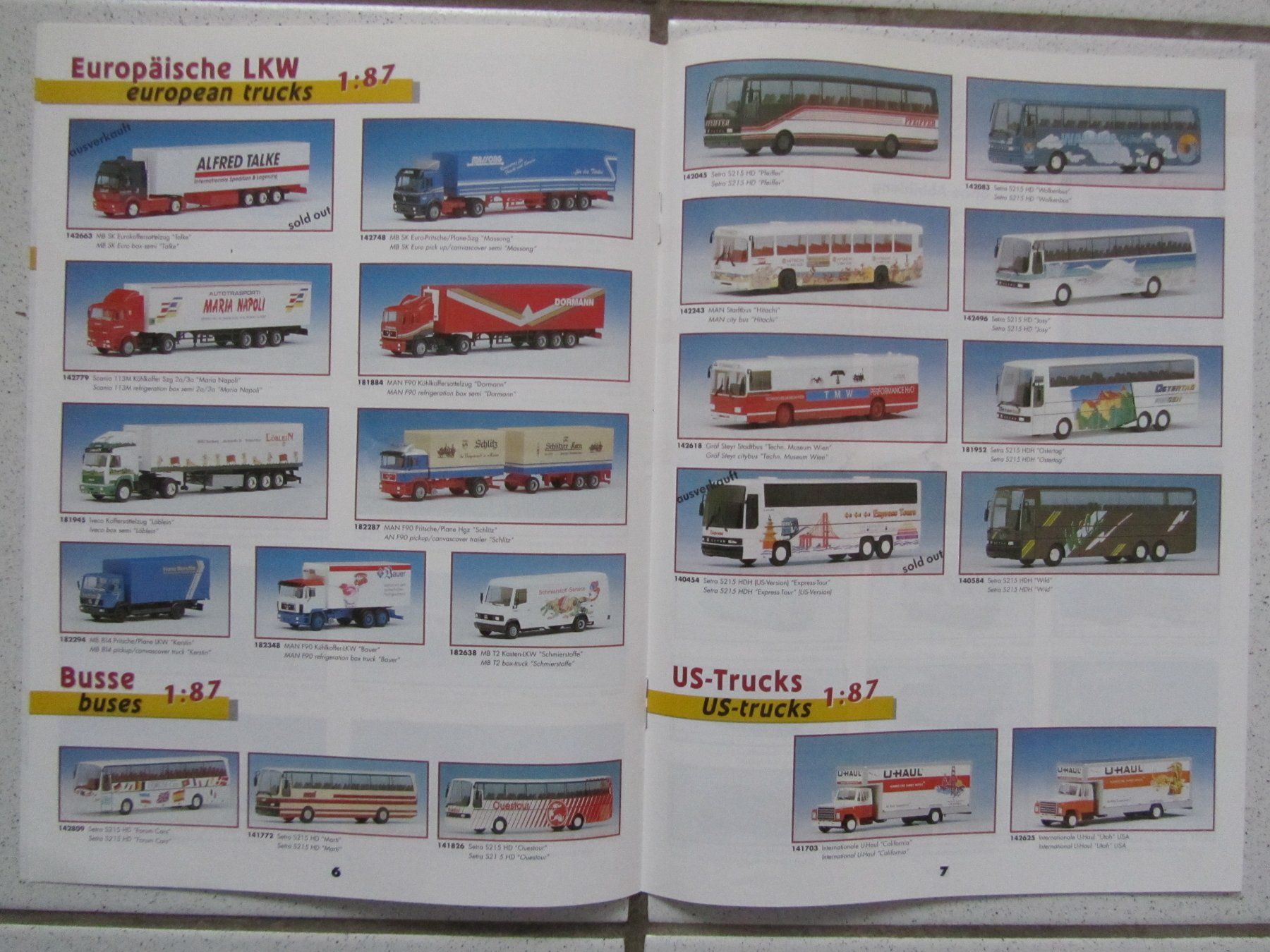 Herpa Modellautos: herpa, Automodell-Katalog 1995 – Gebraucht aus Weiningen ZH von dietsch57 8