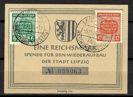 1945 Sonderblatt Nr.124-125 "Leipziges Erzeugnisse" /°