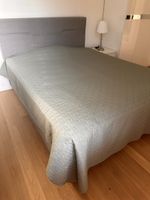 Bed with storage function, grey, 160x200 cm