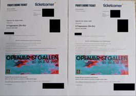 2x OpenAir St. Gallen 2026 – 4-Tagespass