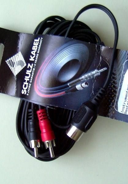Cavi: Kabel Midi / 2 x Cinch 6 m – Nuovo e nell'imballaggio originale da Basel venduto da SchoenesWetter 1