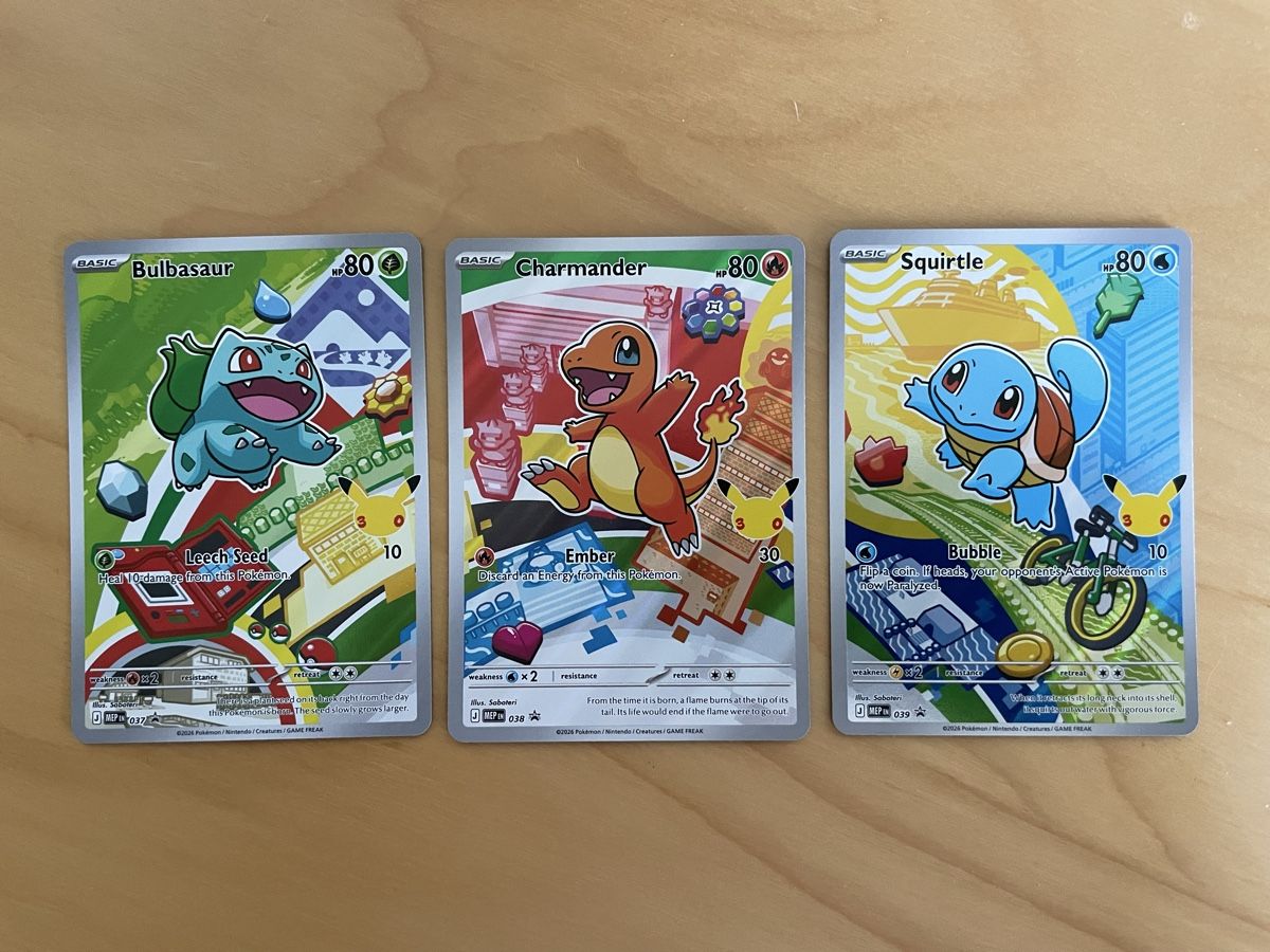 Pokémon Cartes à collectionner: Pokemon First Partner Kanto Starters EN – D'occasion à Niederönz par Panino5