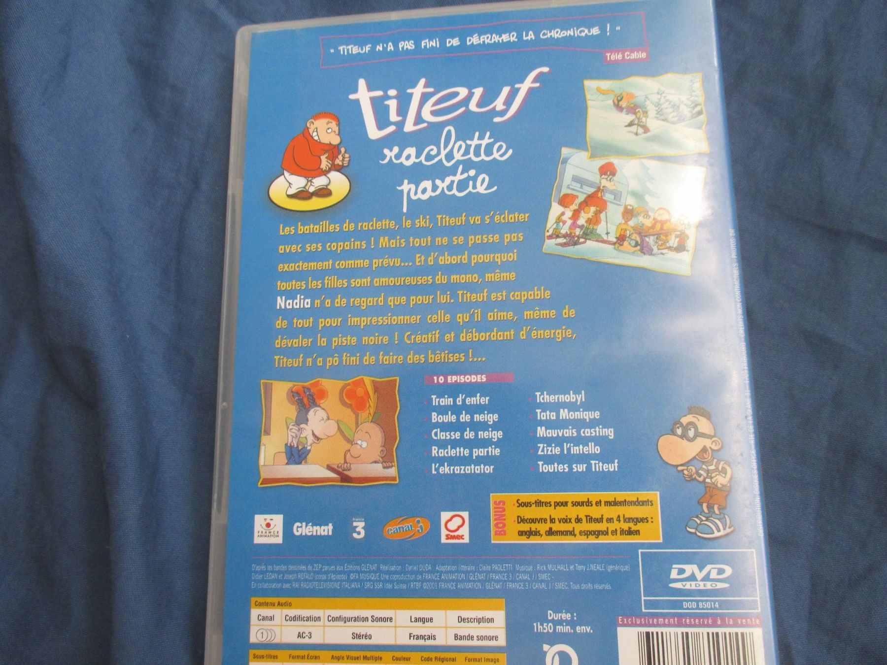 Tutti i DVDs: Titeuf raclette partie – Usato da Colombier NE venduto da Nevenma 1