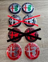 2er Set Emblem Alfa Romeo 74mm Universal